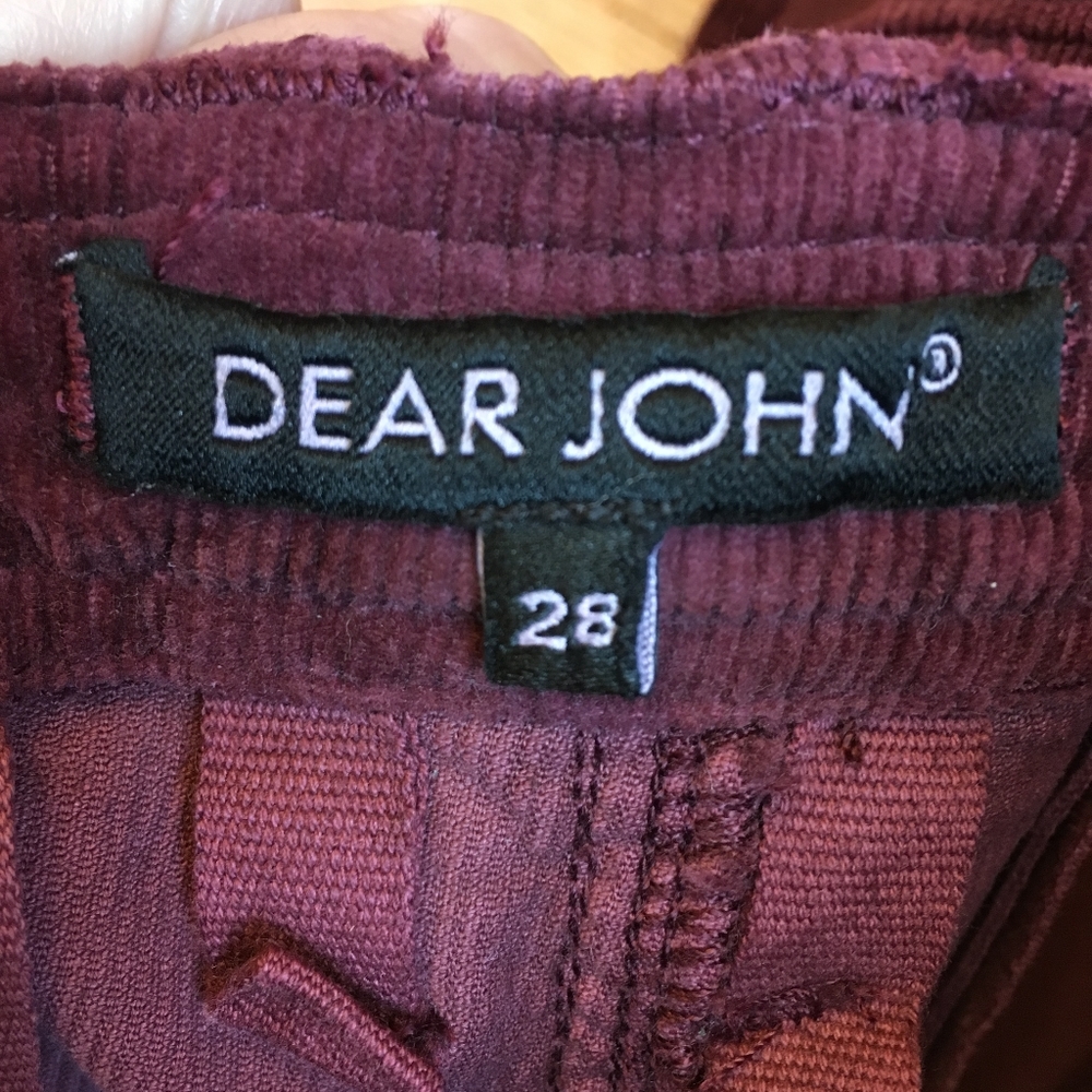 DEAR JOHN CORDUROY OVERALLS IN MULBERRY - Picture 13 of 13